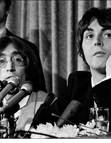 John Lennon Paul McCartney press conference announcing formation of Apple Records NYC 1968