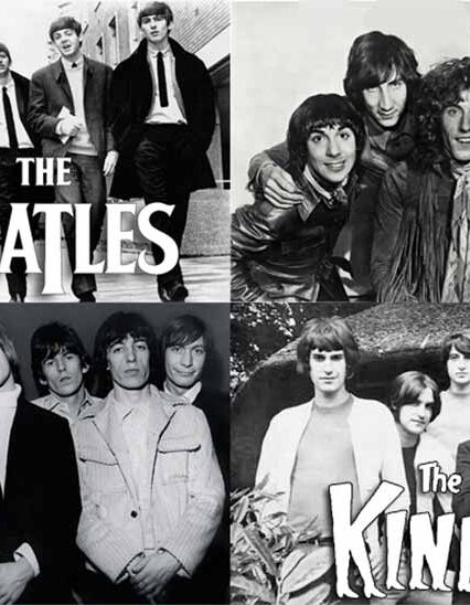 The Beatles and The Kinks