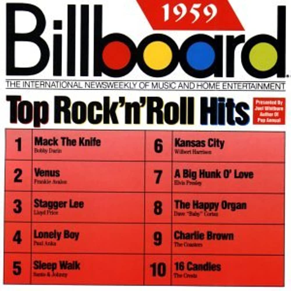 1959 Top Rock and Roll Hits