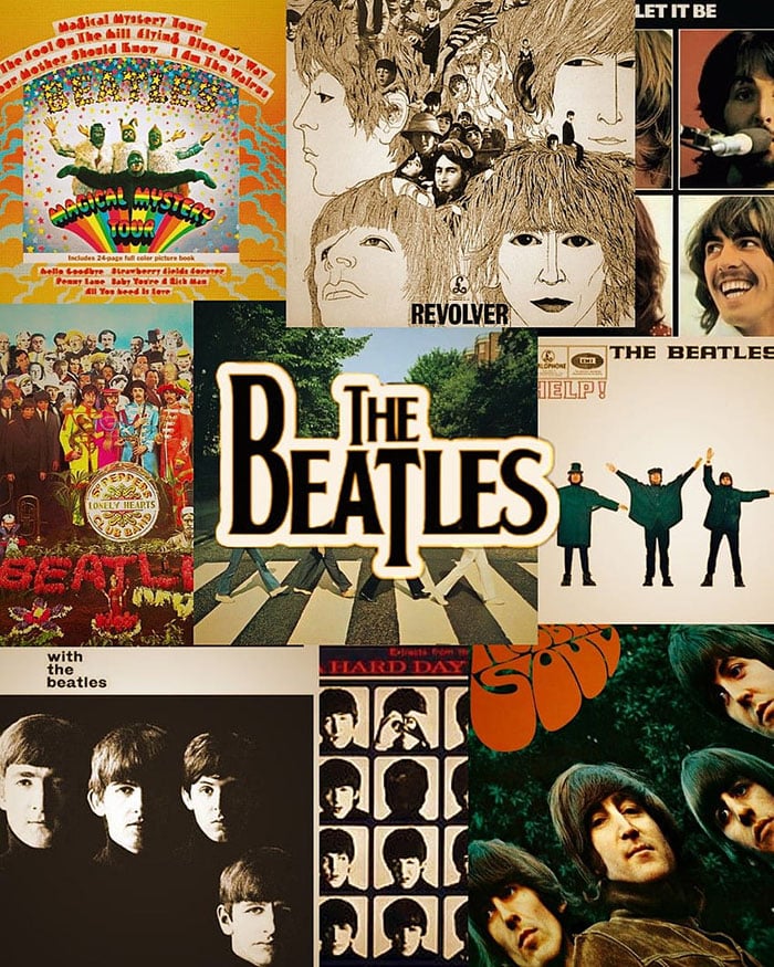 beatles collage in 2021 beatles album covers beatles poster beatles the beatles revolver