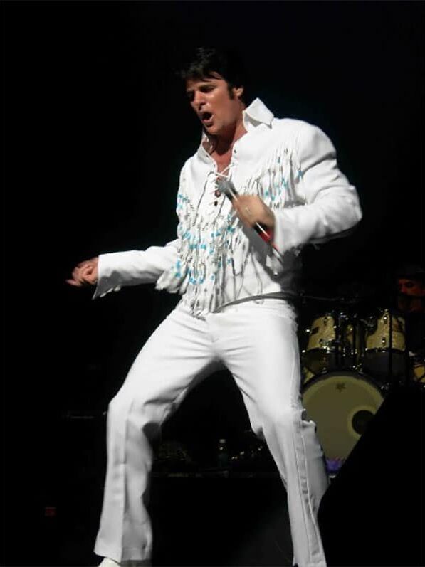 Chris Mac Donald Memories of Elvis Live White Fringe