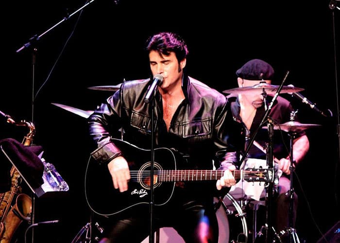 Chris MacDonalds Memories of Elvis Rockin Birthday Bash Live Black Leather
