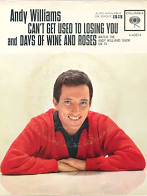 Can't Get bw Days Andy Williams US single red shirt