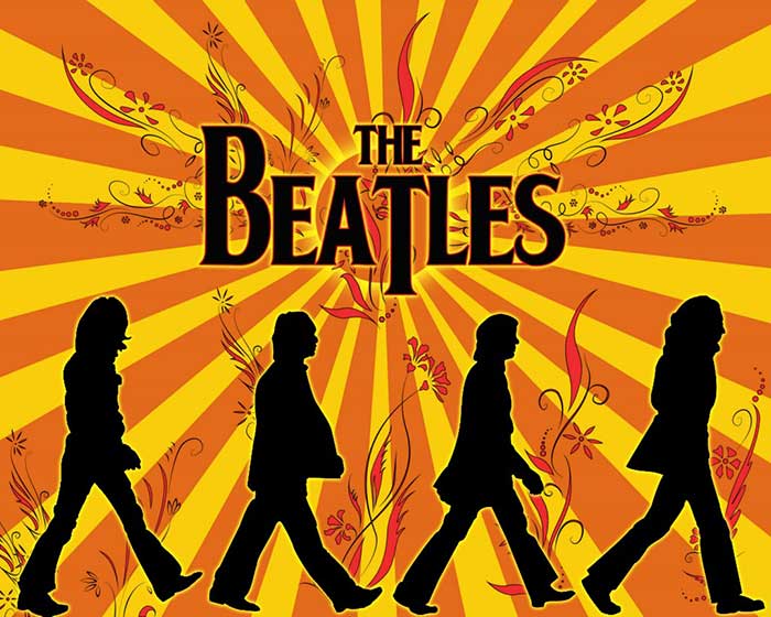 The Beatles Love Computer Background