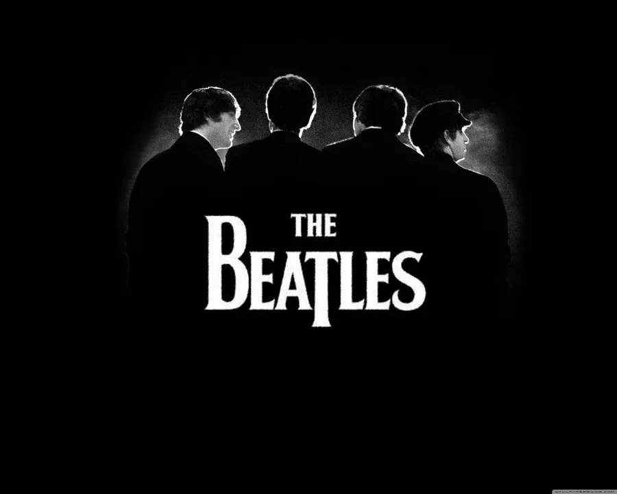 the Beatles classic logo