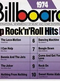 Billboard Top Rock and Roll Hits 1974