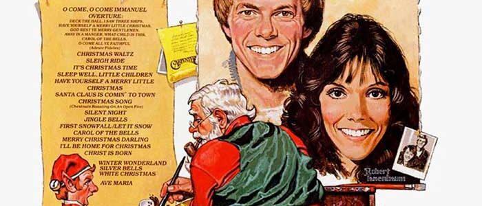 Carpenters Christmas Portrait album over