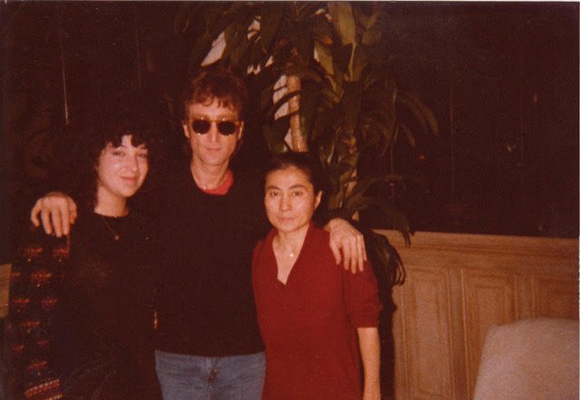 Laurie Kaye and John Lennon