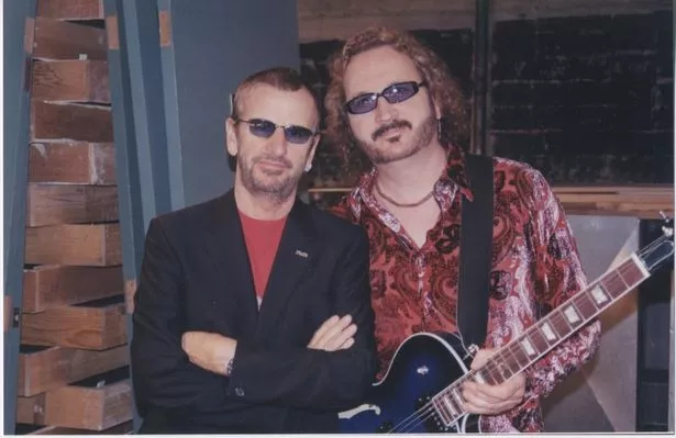 Gary with Ringo Starr